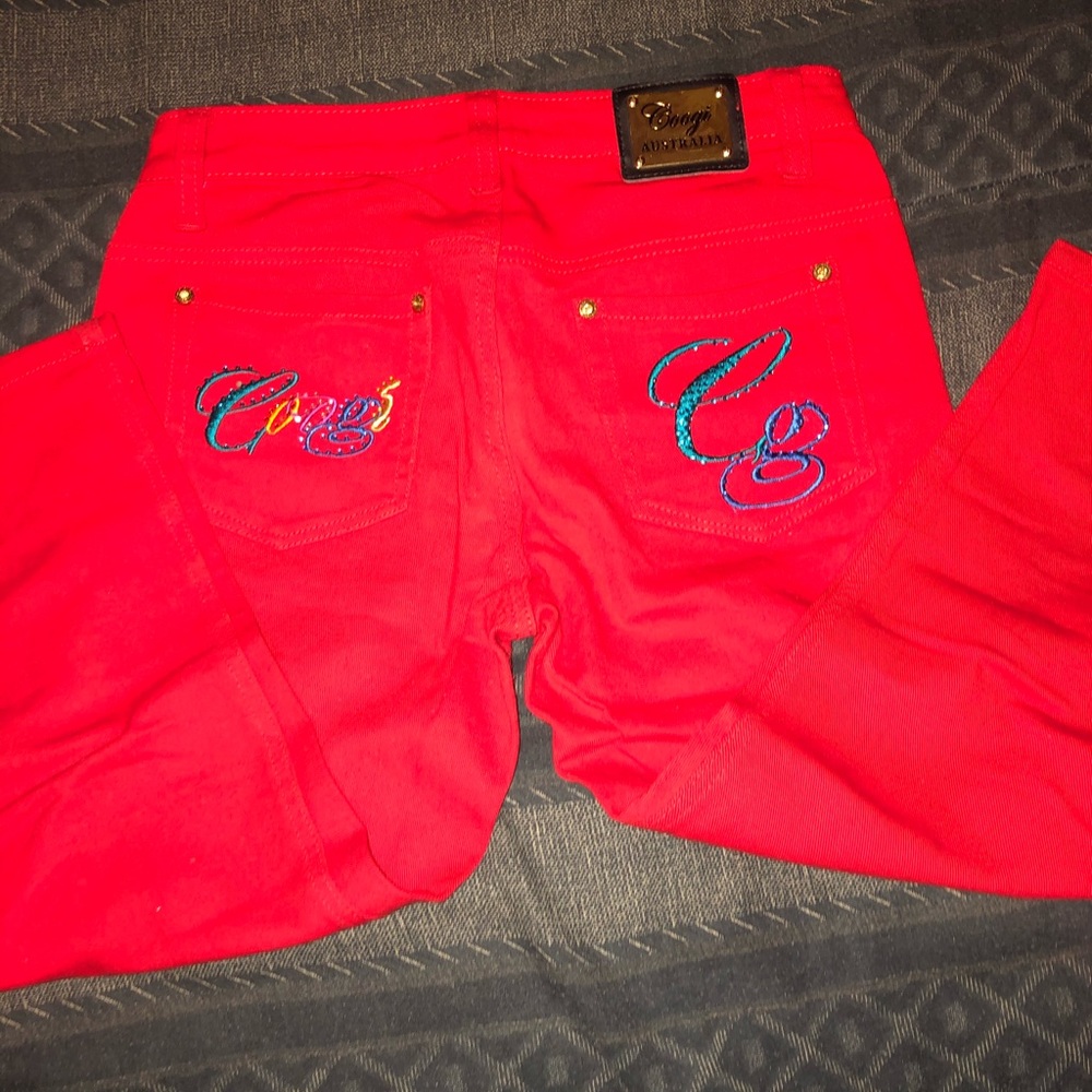 Bright red capris - Picture 2 of 2